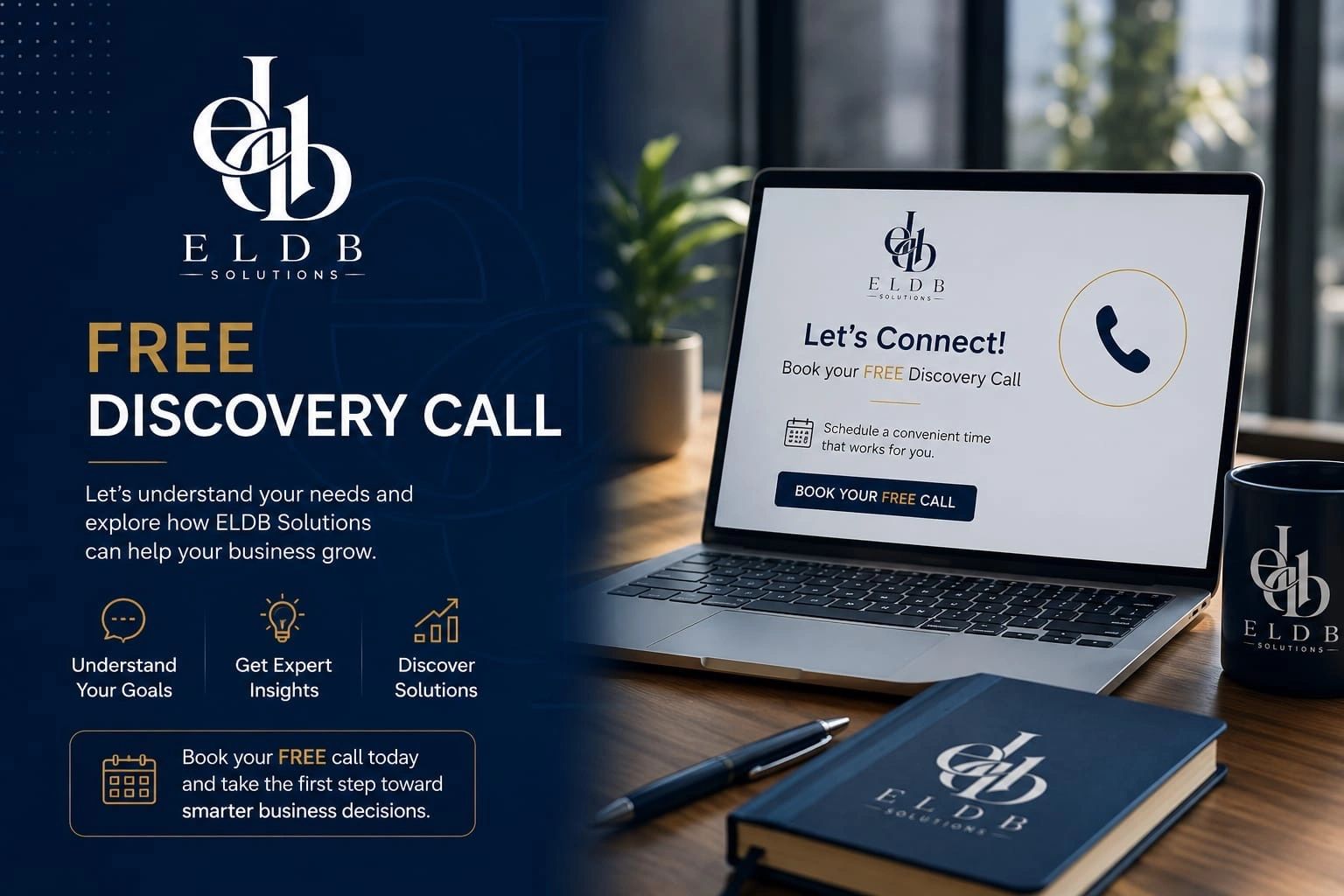 Free discovery call with ELDB Solutions
